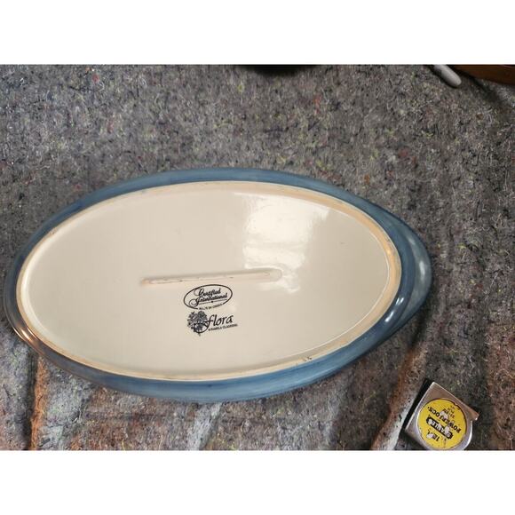 Flora Pamela Gladding Oval Baker Certified Intl Casserole Dish Handpaint Floral - Picture 5 of 6